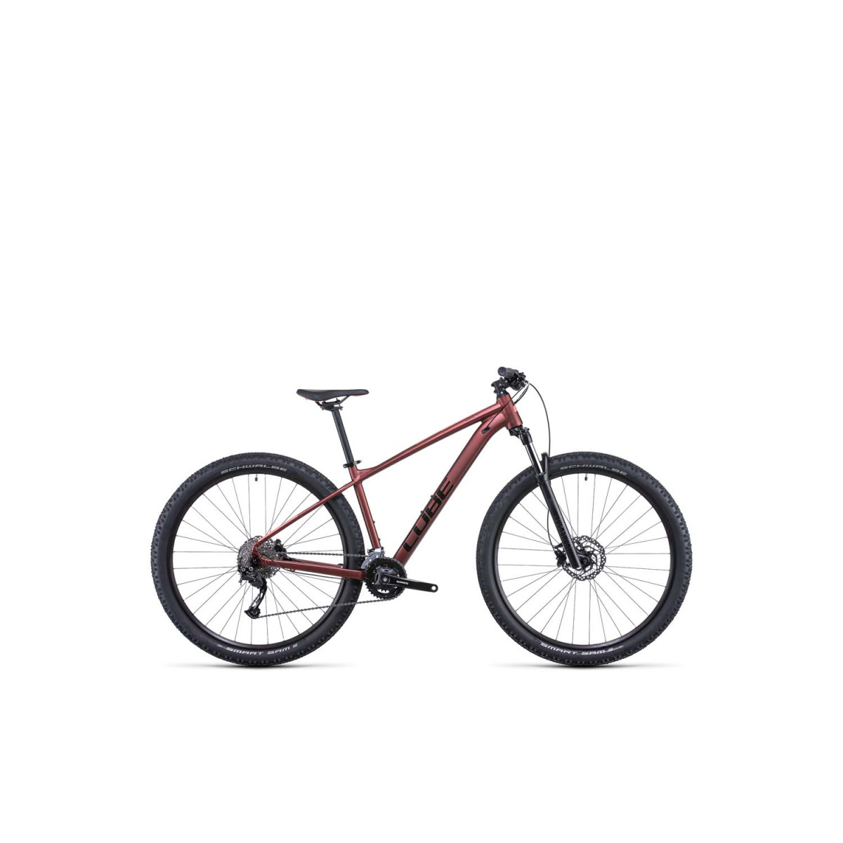 Black and pink mountain bike on sale